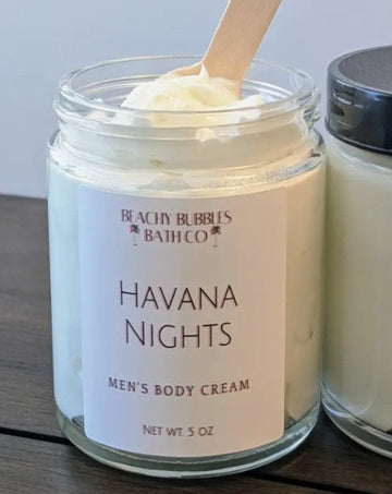 Beachy Bubbles Bath Co | Havana Nights Men's Body Cream