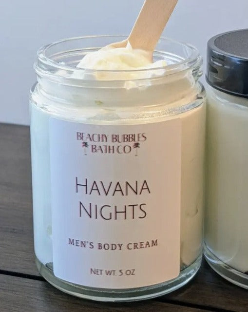 Beachy Bubbles Bath Co | Havana Nights Men's Body Cream